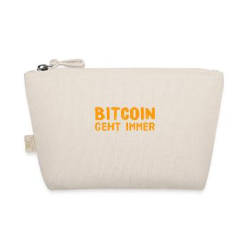Bitcoin ist ein Geschenk für die Menschheit - Bio-Täschchen - Natur - Vorne