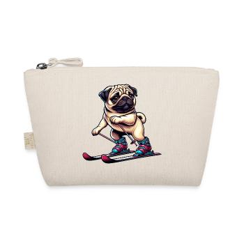 Chien Carlin Skis Skis Skieurs Vacances Au Ski - Trousse biologique - nature - Devant