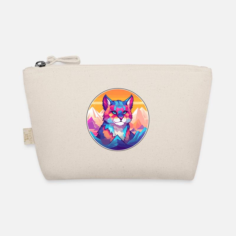 Chat égyptien coloré dessin animé aquarelle Illustrat Trousse biologique