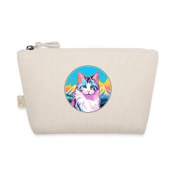 Japonais Bobtail chat coloré dessin animé aquarelle I - Trousse biologique - nature - Devant