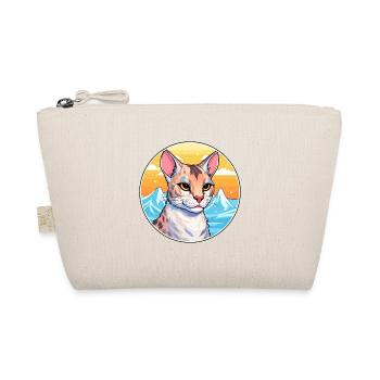 Savannah Cat Coloré Dessin Animé Aquarelle Illustrat - Trousse biologique - nature - Devant