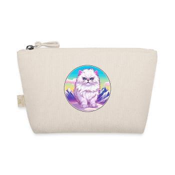 Chat persan coloré dessin animé aquarelle illustrati - Trousse biologique - nature - Devant