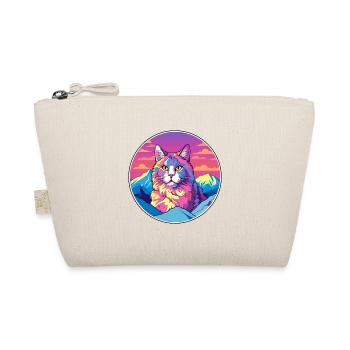 Selkirk Rex Katze Bunte Karikatur Aquarell Illust - Bio-Täschchen - Natur - Vorne