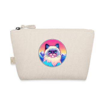 Ragdoll Katze Bunte Karikatur Aquarell Illustrati - Bio-Täschchen - Natur - Vorne