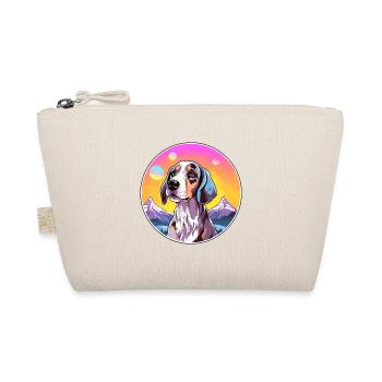 Norwegian Hound Dunker Dog Breed Cartoon Kawaii Wa - Organic Pouch - nature - Front