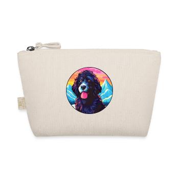 Portuguese Water Dog Breed Cartoon Kawaii Watercol - Organic Pouch - nature - Front