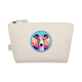 Whippet chien race dessin animé Kawaii aquarelle - Trousse biologique - nature - Devant