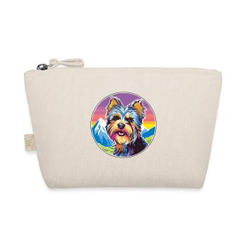 Yorkshire Terrier Dog Breed Cartoon Kawaii Waterco - Organic Pouch - nature - Front