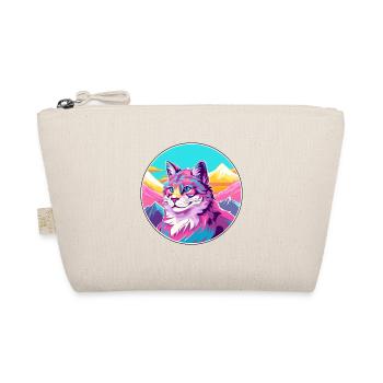 Katze Aquarell Karikatur Kawaii Haustier Tier Bunt - Bio-Täschchen - Natur - Vorne