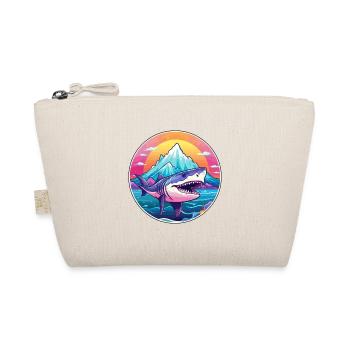 Requin Aquarelle Dessin Animé Kawaii Animal De Compagnie Colorfu - Trousse biologique - nature - Devant
