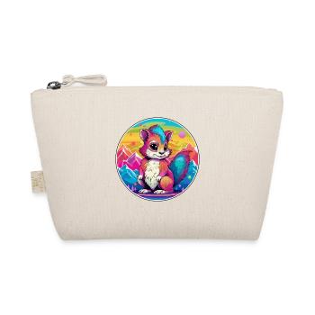 Eichhörnchen Aquarell Karikatur Kawaii Haustier Tier Colo - Bio-Täschchen - Natur - Vorne