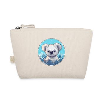 Koala Watercolor Cartoon Kawaii Pet Animal Colorfu - Organic Pouch - nature - Front