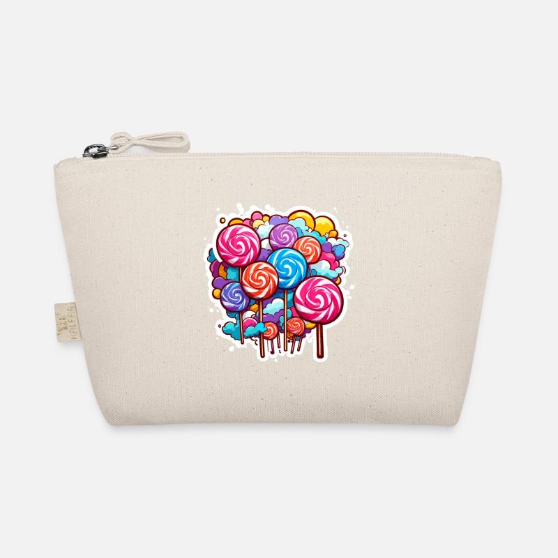 Lutscher / Lolli Pop / Süßigkeit / schlecken / süß - Bio-Täschchen - Natur