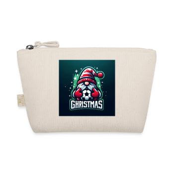 Santa Football Soccer Team - Organic Pouch - nature - Front