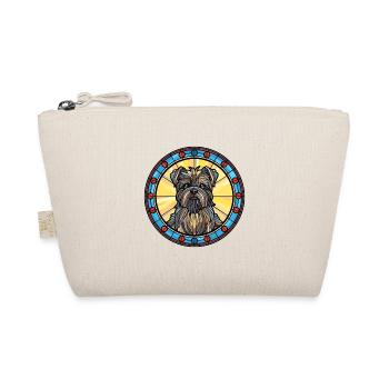 Affenpinscher Dog Breed Stained Glass Colorful Wat - Organic Pouch - nature - Front