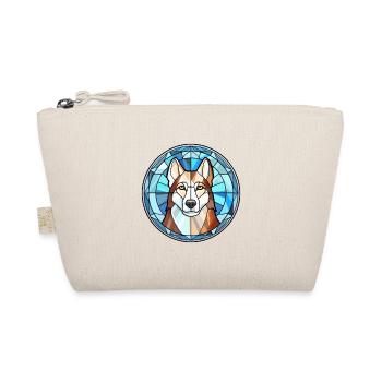 Kanadische Labrador Husky Hunderasse Buntglas Co - Bio-Täschchen - Natur - Vorne