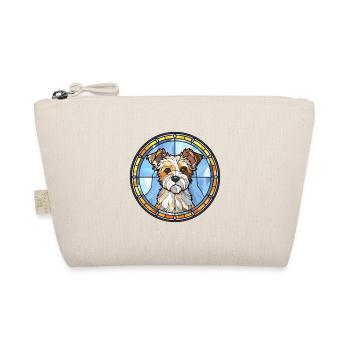 Biewer Terrier Dog Breed Stained Glass Colorful Wa - Organic Pouch - nature - Front