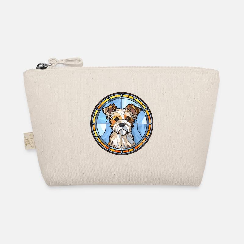 Biewer Terrier chien race vitrail coloré Wa Trousse biologique
