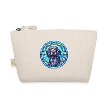 Épagneul Picard bleu chien race vitrail couleur - Trousse biologique - nature - Devant