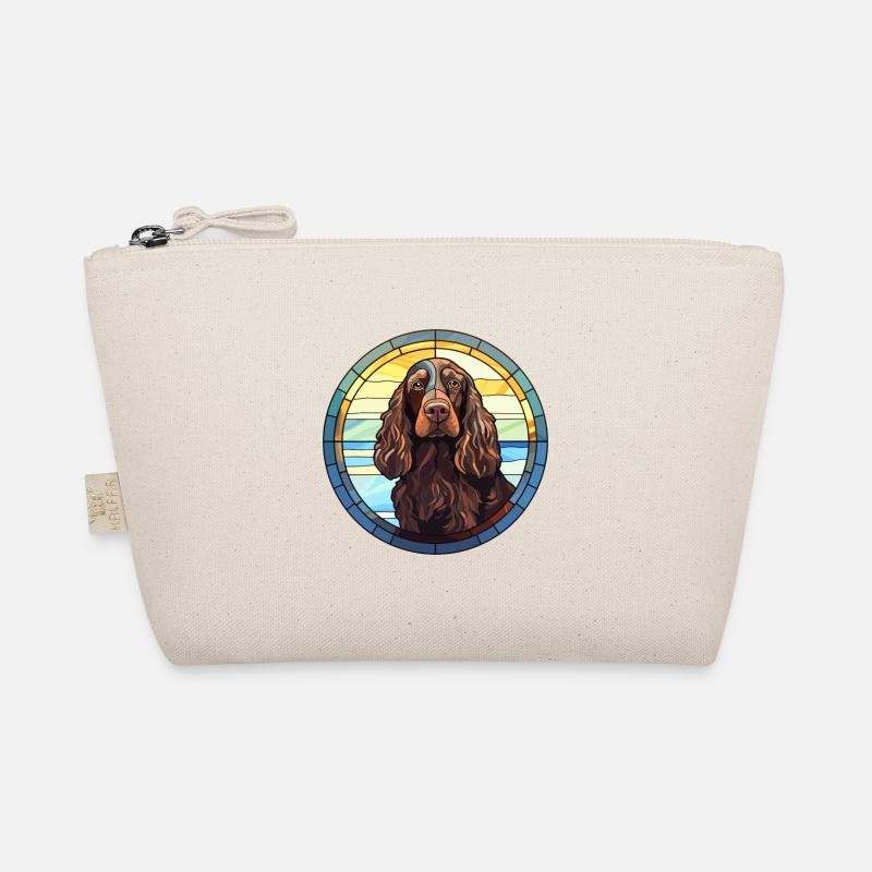 Boykin Spaniel Hund Rasse Buntes Glas Bunt Wa Bio-Täschchen