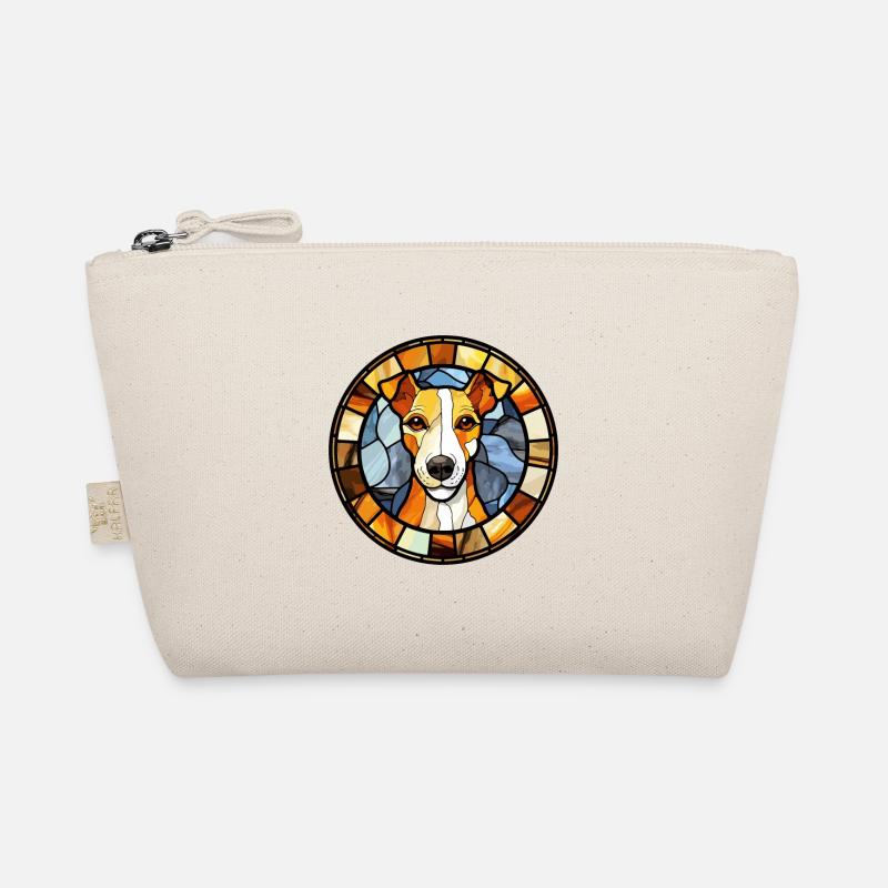 Chilien Fox Terrier chien race vitrail Colorf Trousse biologique