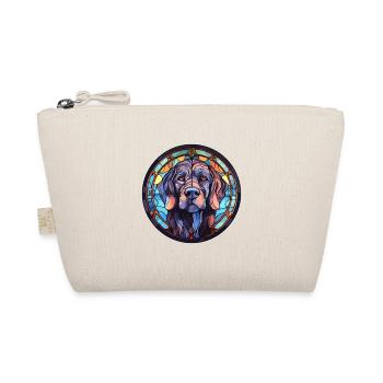 Cierny Sery Dog Breed Stained Glass Colorful Water - Organic Pouch - nature - Front