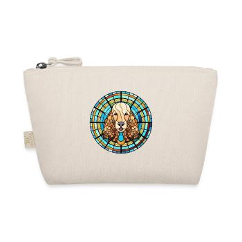 Cordon caniche chien race vitrail coloré Wat - Trousse biologique - nature - Devant