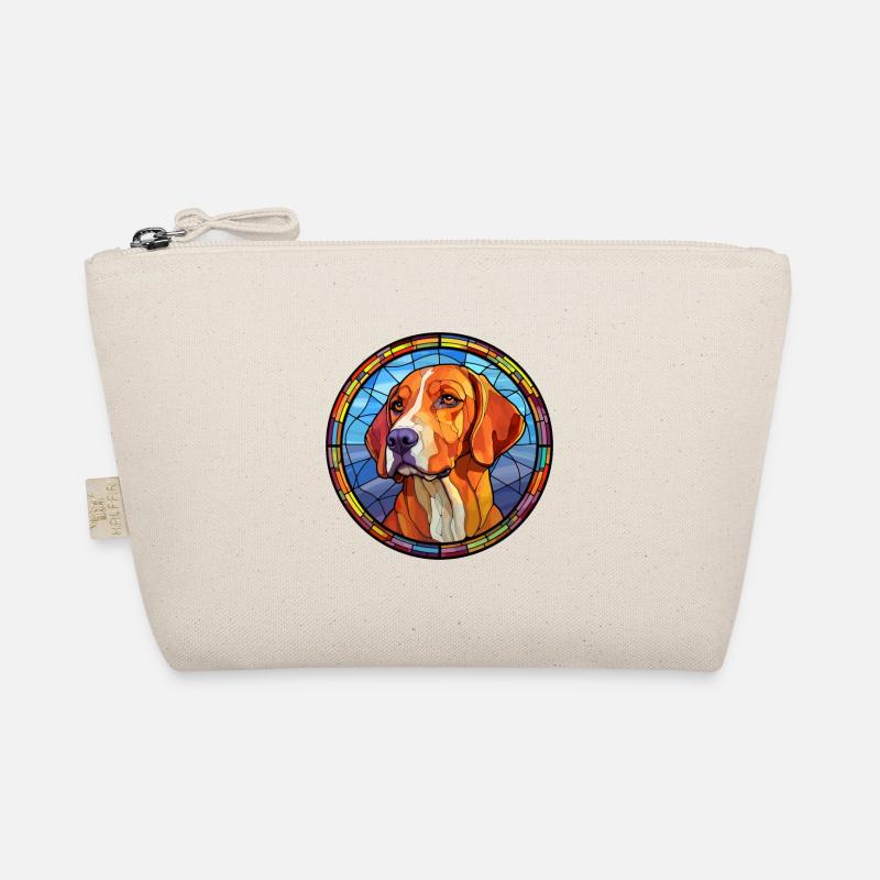 Anglais Coonhound chien race vitrail coloré Trousse biologique