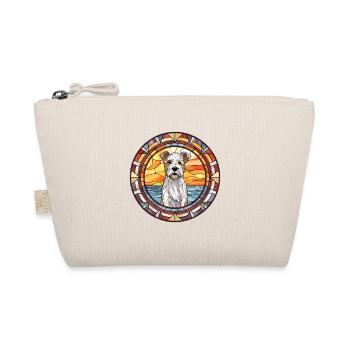 Goéland Terrier chien race vitrail coloré Wate - Trousse biologique - nature - Devant