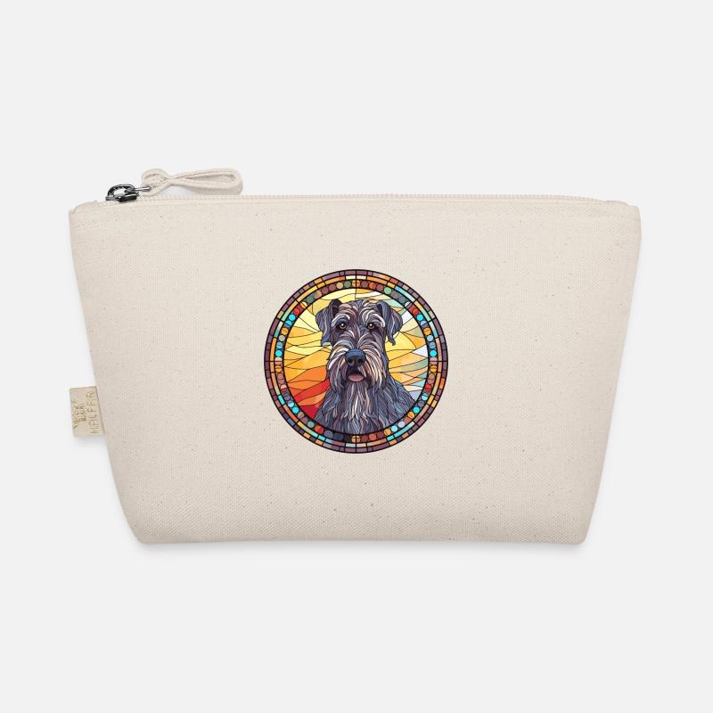 Schnauzer géant chien race vitrail coloré W Trousse biologique