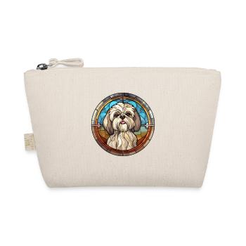 Lhassa Apso chien race vitrail coloré waterc - Trousse biologique - nature - Devant
