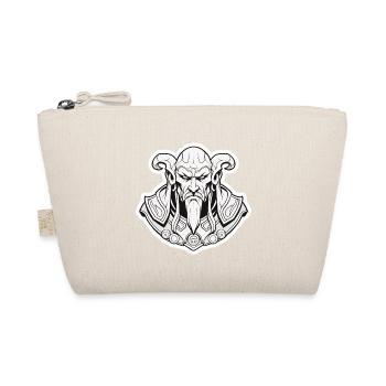Dark Wizard Crest Fantasy RPG Shirt - Organic Pouch - nature - Front