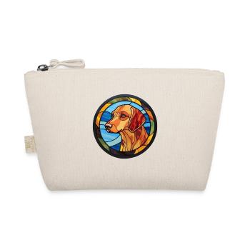 New Zealand Huntaway Dog Breed Stained Glass Color - Organic Pouch - nature - Front
