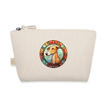 Vieux lévrier croate race chien vitrail Co - Trousse biologique - nature - Devant