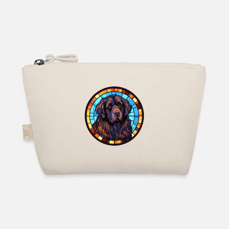 Terre-Neuve chien race vitrail coloré Wate Trousse biologique