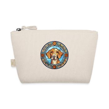 Smalandsstovare Dog Breed Stained Glass Colorful W - Organic Pouch - nature - Front