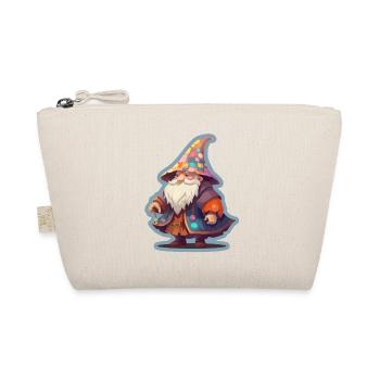 Nain avec un chapeau de magicien patchwork Camise fantastique - Trousse biologique - nature - Devant
