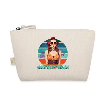 Retro Vibes - Bio-Täschchen - Natur - Vorne