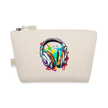 Headphones / Audio / Music / Sound / Studio / Cool - Organic Pouch - nature - Front