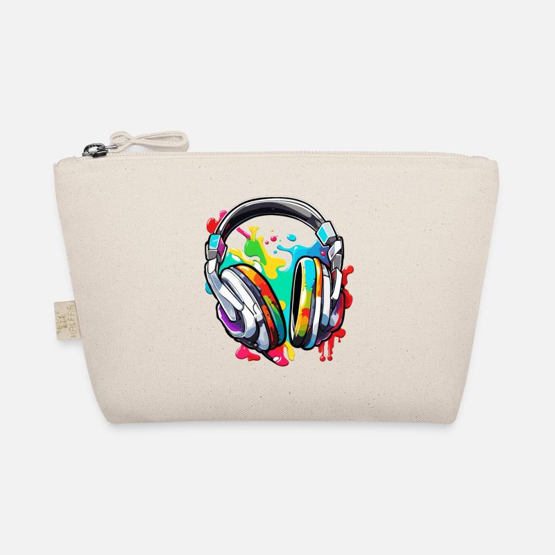 Kopfhörer / Audio / Musik / Klang / Studio / cool Bio-Täschchen