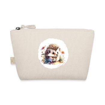 Hérisson aquarelle - Trousse biologique - nature - Devant