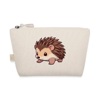 Niedlicher Igel Tier - Bio-Täschchen - Natur - Vorne