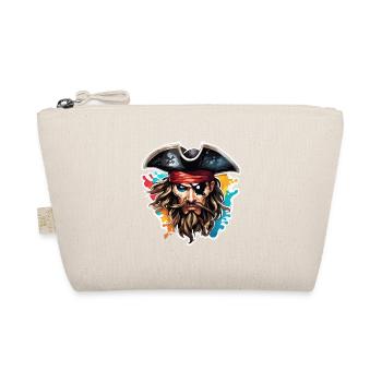 Pirate / Ahoy / Ancre / Capitaine / Crâne / Rhum - Trousse biologique - nature - Devant