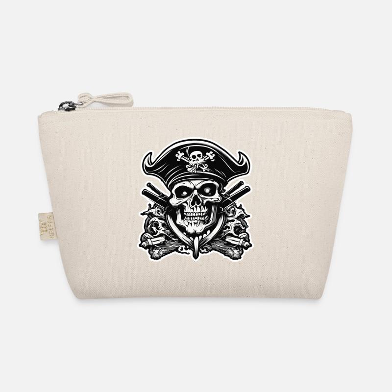Pirate / Ahoy / Ancre / Capitaine / Crâne / Rhum Trousse biologique