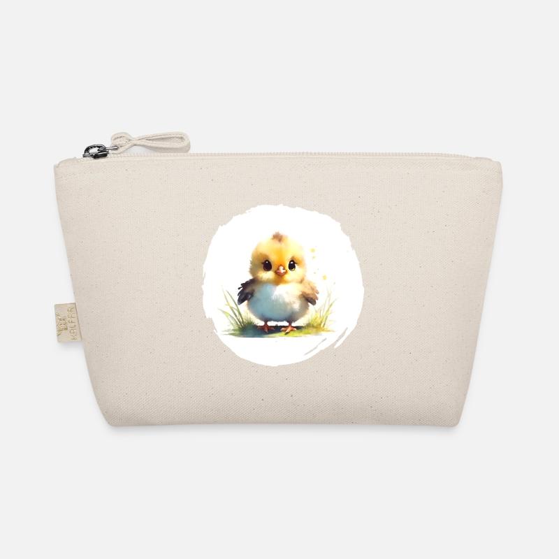 Küken Aquarell Bio-Täschchen