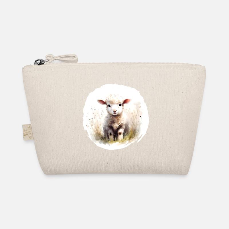 Lamm Aquarell Bio-Täschchen