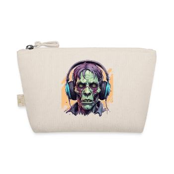 Headphones / Audio / Music / Zombie / Undead / Cool - Organic Pouch - nature - Front