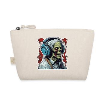 Headphones / Audio / Music / Sound / Zombie / Cool - Organic Pouch - nature - Front
