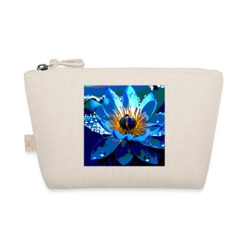 Der Blaue Lotus - Bio-Täschchen - Natur - Vorne