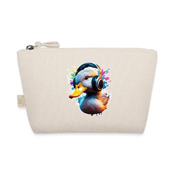 Headphones / Audio / Music / Animal / Duck / Cool - Organic Pouch - nature - Front